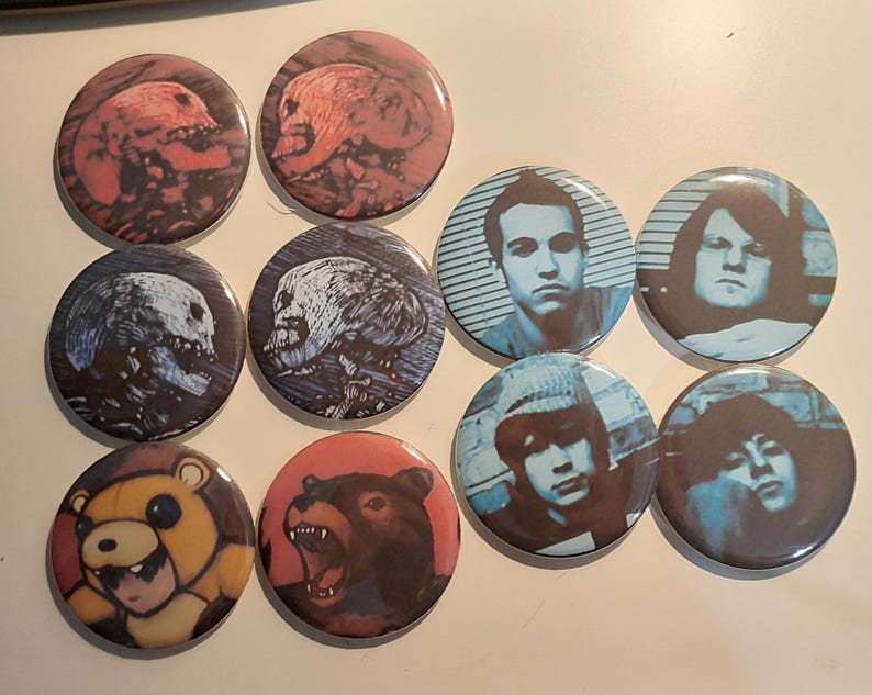 My Chemical Romance and Fall Out Boy Matching Pins Memes Buttons - Etsy