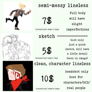 Cheap Simple Commissions — Ocs, Characters, Real People, Etc