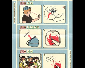 Póster impreso de Patrick Stump: "Llévate esto a la tumba" de Fall Out Boy enviando postales desde un accidente aéreo