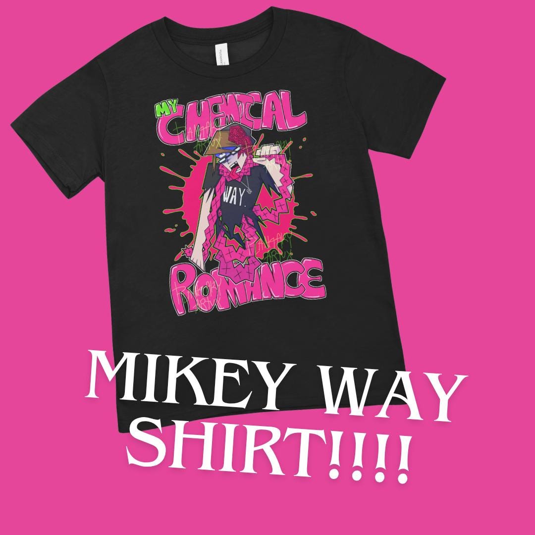 Mikey Way My Chemical Romance T-shirt Crunkcore - Etsy