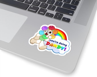 Dandy Roblox Sticker, Decorative Stickers, Laptop Decals, Water Bottle Stickers