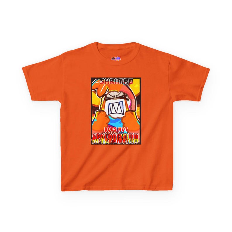 Kid Shrimpo Tee, Roblox Fan Art T-Shirt, Dandys World, Unisex Cotton Shirt, Gamer Gift, Fandom Tee image 2