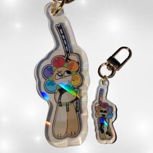 Dandy from Dandy's World, Fan-art, Roblox game, 5cm Keychain