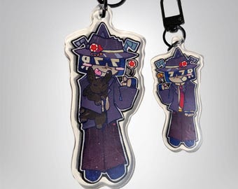 Chance 2.5 in Keychain, Foresaken, Roblox, Fan-art