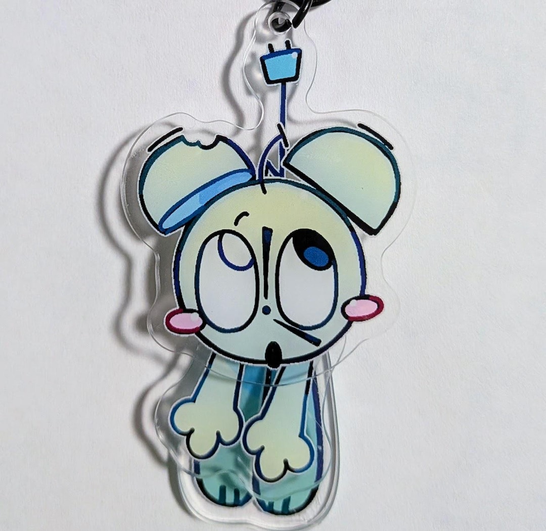 Moving Keychain C.L.O.C.K Keychain 2.5 In, ITFT, Derpadon, Moving Keychain, Youtube - Etsy
