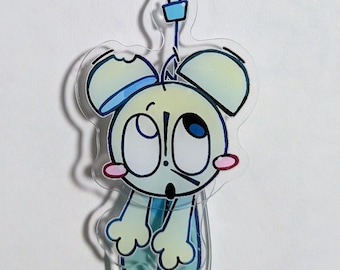 C.L.O.C.K Keychain 2.5 in, ITFT, Derpadon, Moving Keychain, youtube