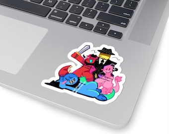 Roblox Game Fan-Art Stickers: CoolKid, Bluudud, pr3ttyprincess, Mafioso