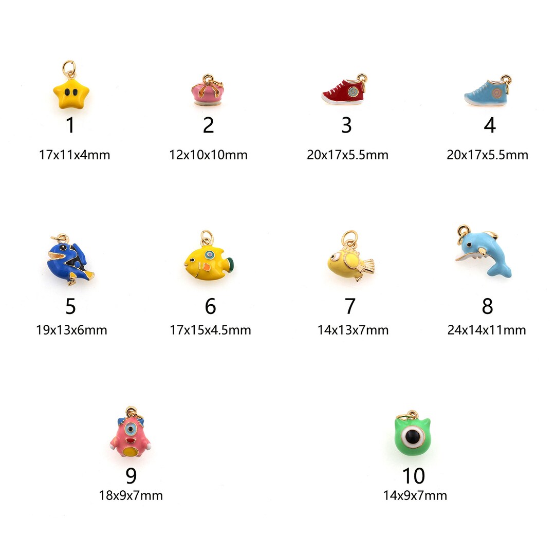 18K ゴールドフィルド フィッシュペンダント、シューズペンダント