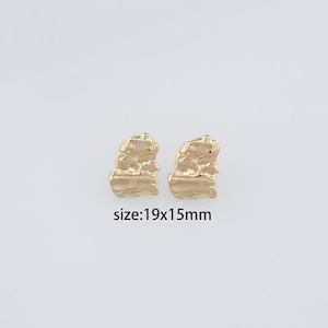 18K Gold Filled Geometric Stud Earrings,Dainty Earrings,Everyday Earrings,Minimalist Earrings