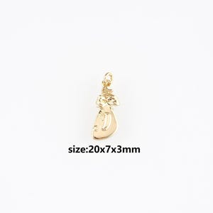 18K Gold Filled Magic Potion Pendant,Potion Charm Earrings Necklace for DIY Jewelry Making Supply