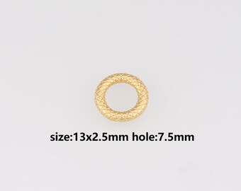 24K Gold Filled Flat Spacer Beads,Flat Spacer Beads,DIY Jewelry Making Supply