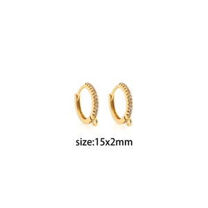 18K Gold Filled Round Hoop Earrings,Dainty Hoops,Round Huggie Hoops,Minimalist Earrings