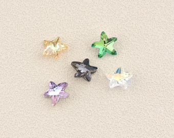 Multiple Colors Starfish Crystal Pendant,Crystal AB Necklace,DIY Crystal Accessories