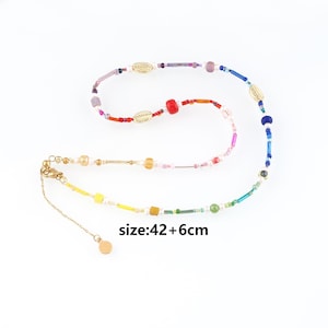 18K Gold Filled Beaded Chain Necklace,Thin Link Chain,Pearl Necklace,Minimalist Necklace,Gift for Her