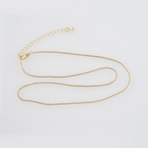 18K Gold Filled Snake Chain Necklace,Thin Link Chain,Dainty Snake Necklace,Minimalist Necklace,Gift for Her