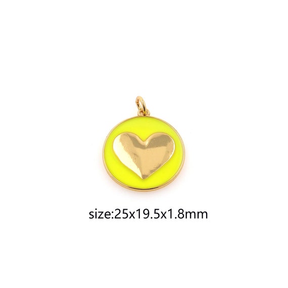 Tiffany & Co. 18K Gold Radiant Diamond Heart Pendant Earrings