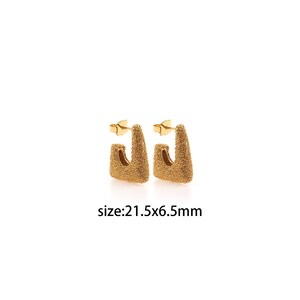 18K Gold Filled Thick Stud Earrings,Dainty Earrings,Gold Earrings,Minimalist Earrings,Everyday Earrings