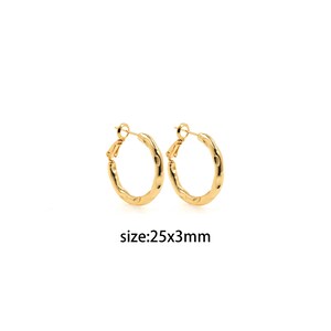 18K Gold Filled Round Earrings,Dainty Hoop Earrings,Everyday Earrings,Handmade Earrings