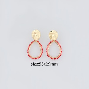 18K Gold Filled Beaded Stud Earrings,Dainty Oval Earrings,Everyday Earrings,Minimalist Earrings