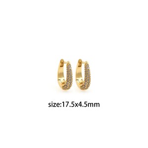 18K Gold Filled Thick Hoops Earrings,Everyday Earrings,Minimalist Earrings,Dainty Hoops,Gift for Her