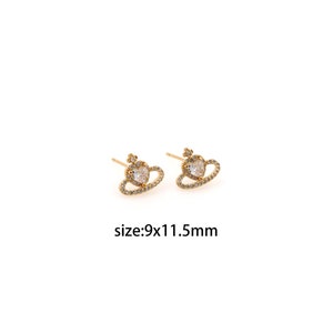 18K Gold Filled Heart Stud Earrings,Everyday Earrings,Minimalist Earrings,Dainty Earrings