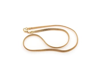 18K Gold Filled Snake Chain Necklace,Thin Link Chain,Dainty Snake Necklace,Minimalist Necklace,Gift for Her