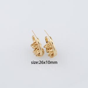 18K Gold Filled Round Stud Earrings,Dainty Earrings,Minimalist Earrings,Gift for Wife
