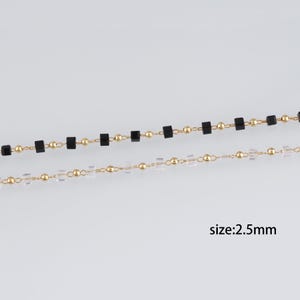 18K Gold Filled Kugelkette, minimalistische Kette, dünne Perlenkette für die DIY-Schmuckherstellung