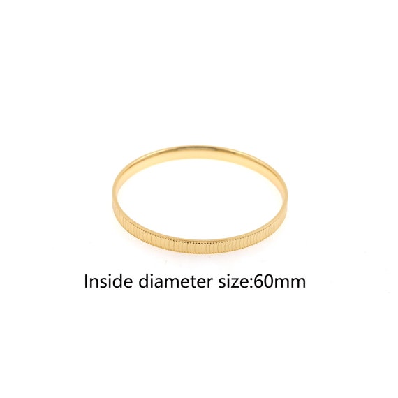18K Gold Filled Thin Bangle-gold Bracelet-dainty Bracelet-everyday