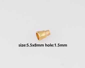 24K Gold Filled Cylinder Spacer Beads,Barrel Spacer Beads,DIY Jewelry Making Supply