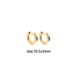 18K Gold Filled Round Earrings,Dainty Hoop Earrings,Everyday Earrings,Handmade Earrings