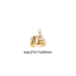 18K Gold Filled Motorcycle Pendant,Dainty Motorcycle Charm Earrings Necklace for DIY Jewelry Making Supply
