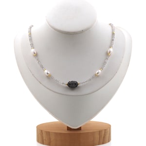 18K Gold Filled Pearl Necklace,Minimalist Necklace,Everyday Necklace,Beaded Necklace,Gift for Her