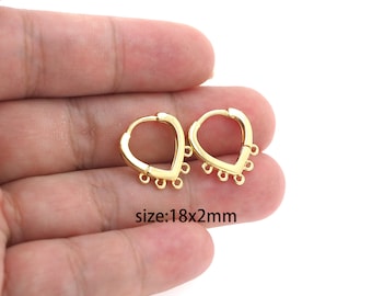 18K Gold Filled Water Drop Hoops Earrings,Gold Hoops Earrings,Dainty Hoops Huggie,Gold Huggies Hoop Earrings,Minimalist Earrings