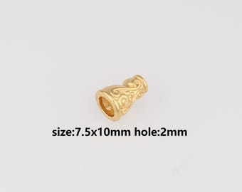 24K Gold Filled Cylinder Spacer Beads,Barrel Spacer Beads,DIY Jewelry Making Supply