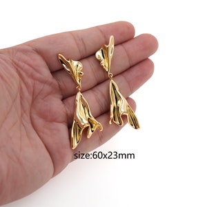 18K Gold Filled Irregular Stud Earrings,Dainty Earrings,Everyday Earrings,Minimalist Earrings