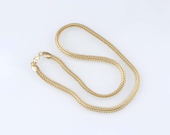 18K Gold Filled Snake Chain Necklace,Thin Link Chain,Dainty Snake Necklace,Minimalist Necklace,Gift for Her