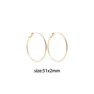 Orecchini a cerchio rotondi riempiti in oro 18 carati, orecchini a cerchio grandi e delicati, orecchini minimalisti, orecchini a cerchio in oro, orecchini Huggie