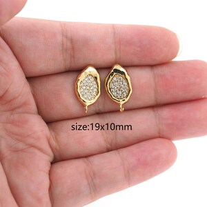 18K Gold Filled Geometric Stud Earrings,Dainty Hoops,Everyday Earrings,Minimalist Earrings