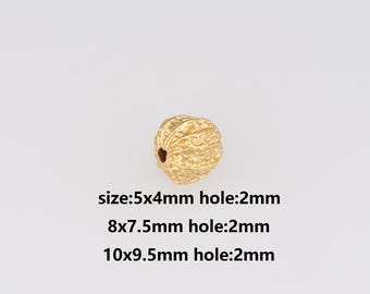 24K Gold Filled Round Spacer Beads,Round Beads,DIY Jewelry Making Supply