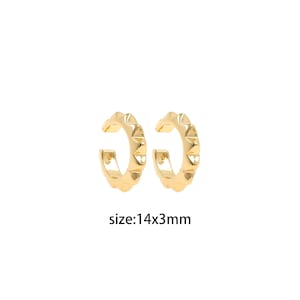 18K Gold Filled Cartilage Ear Clip,Everyday Eearrings,Dainty Cartilage Ear Clip,Gold Huggies Hoop Earrings,Boho Earrings
