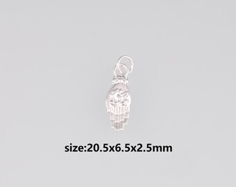 Silver Hand Pendant,Dainty Hand Charm Earrings Necklace for DIY Jewelry Making Supply