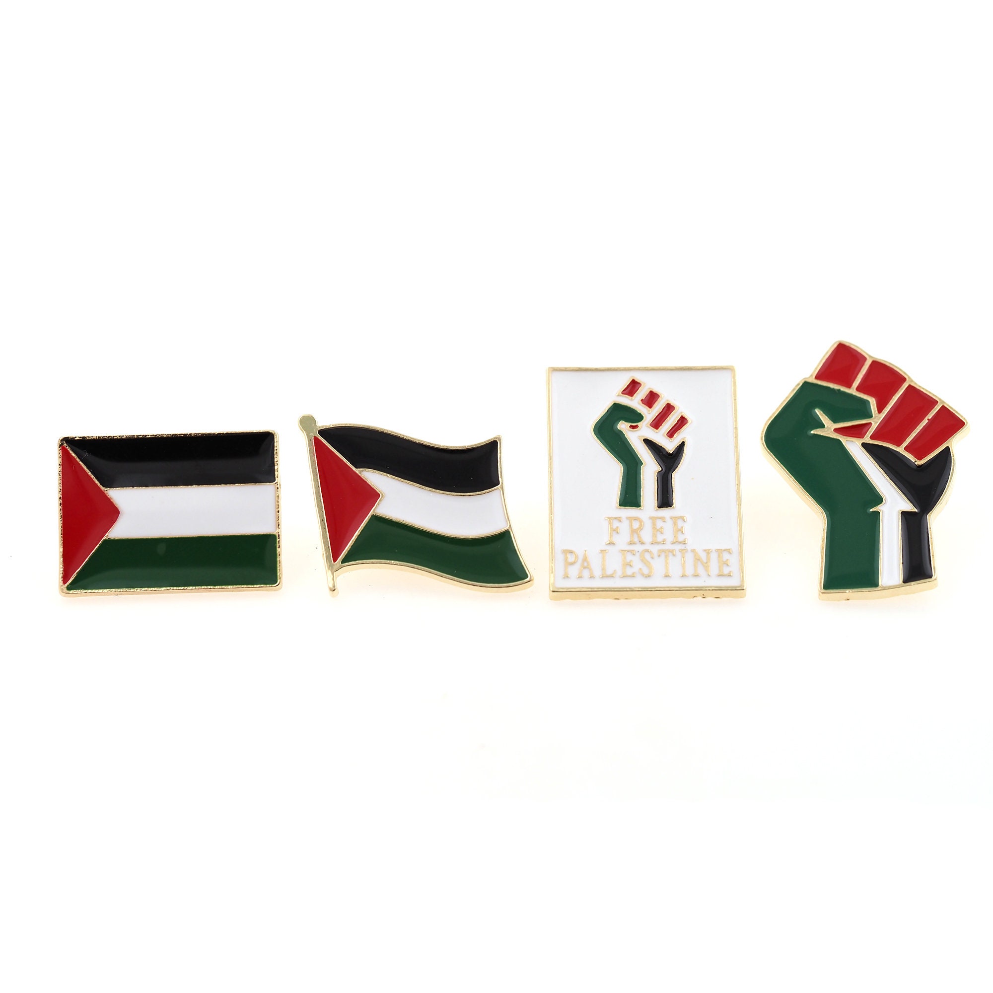1-20 Palestine Palestinian Flag Pin Badge Lapel -- Free Palestine