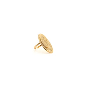18K Gold Filled Oval Rings,Dainty Rings,Everyday Rings,Minimalist Ring,Open Ring,Adjustable Ring