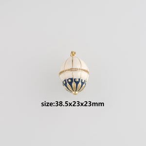 18K Gold Filled Hot Air Balloon Pendant,Enamel Hot Air Balloon Charm Earrings Necklace for DIY Jewelry Making Supply