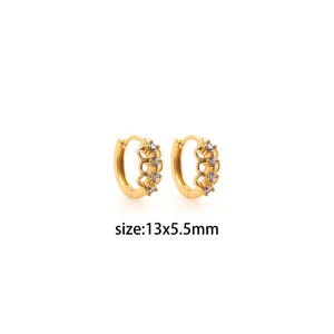 18K Gold Filled Round Hoop Earrings,Everyday Hoops,Round Huggie Hoops,Minimalist Earrings