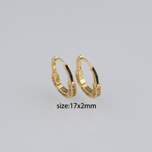 18K Gold Filled Oval Earrings,Dainty Earrings,Minimalist Earrings,Gold Hoop Earrings,Huggie Earrings