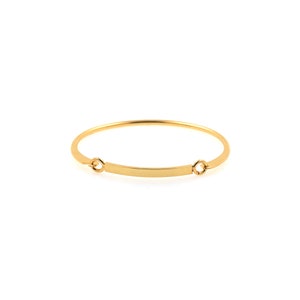 18K Gold Filled Bangle-Gold Bracelet-Dainty Bracelet-Everyday Bracelet-Adjustable Bracelet-Gift for Her