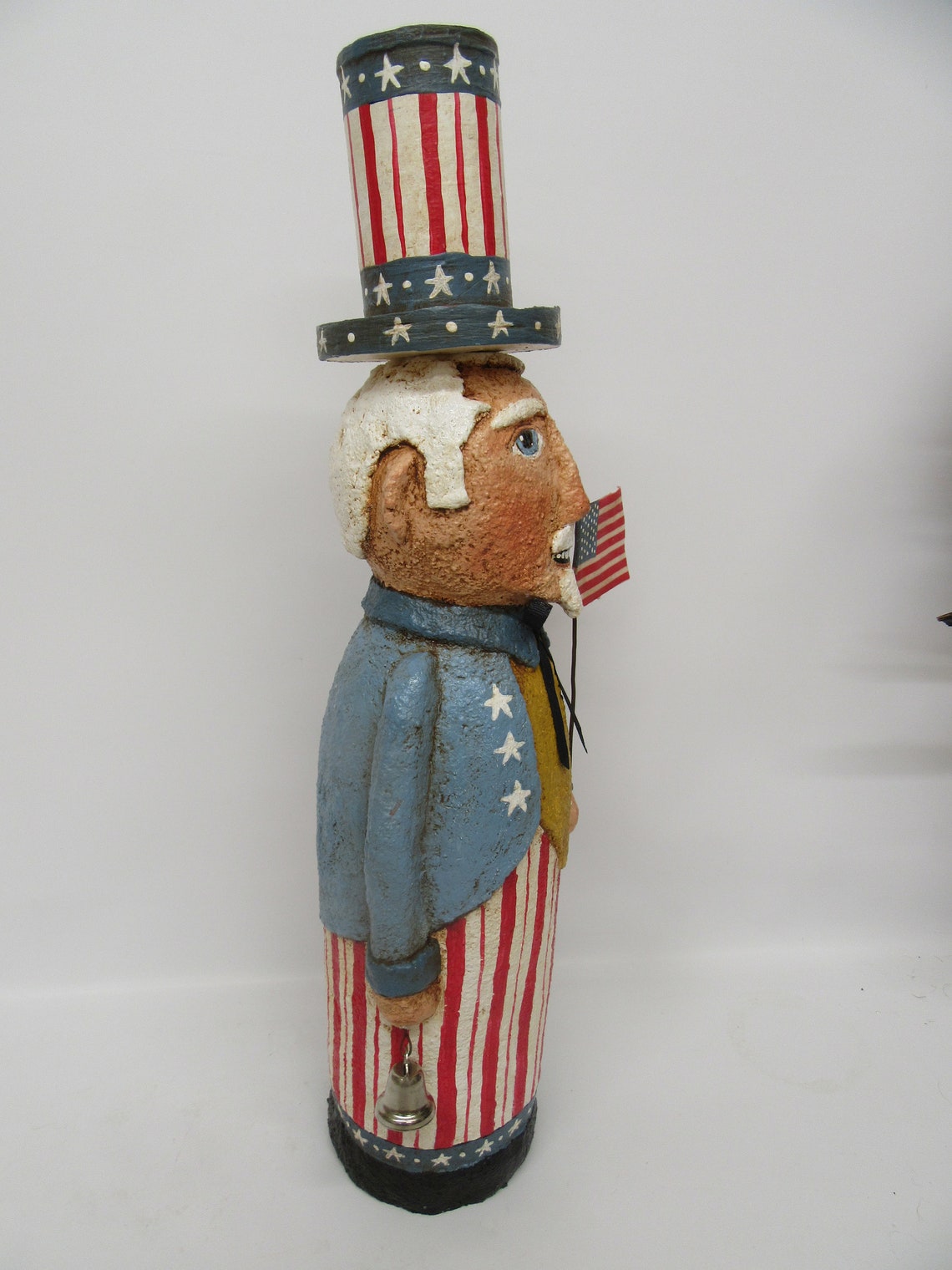 Uncle Sam Folk Art Uncle Sam Primitive Uncle Sam Uncle Etsy