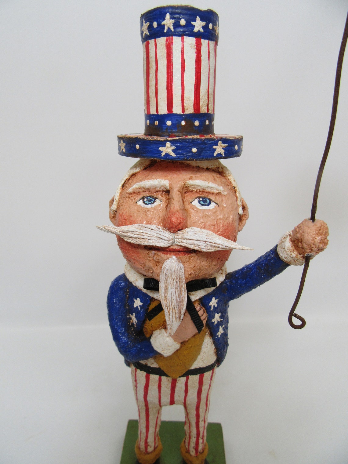 Uncle Sam Folk Art Uncle Sam Primitive Uncle Sam Uncle Etsy